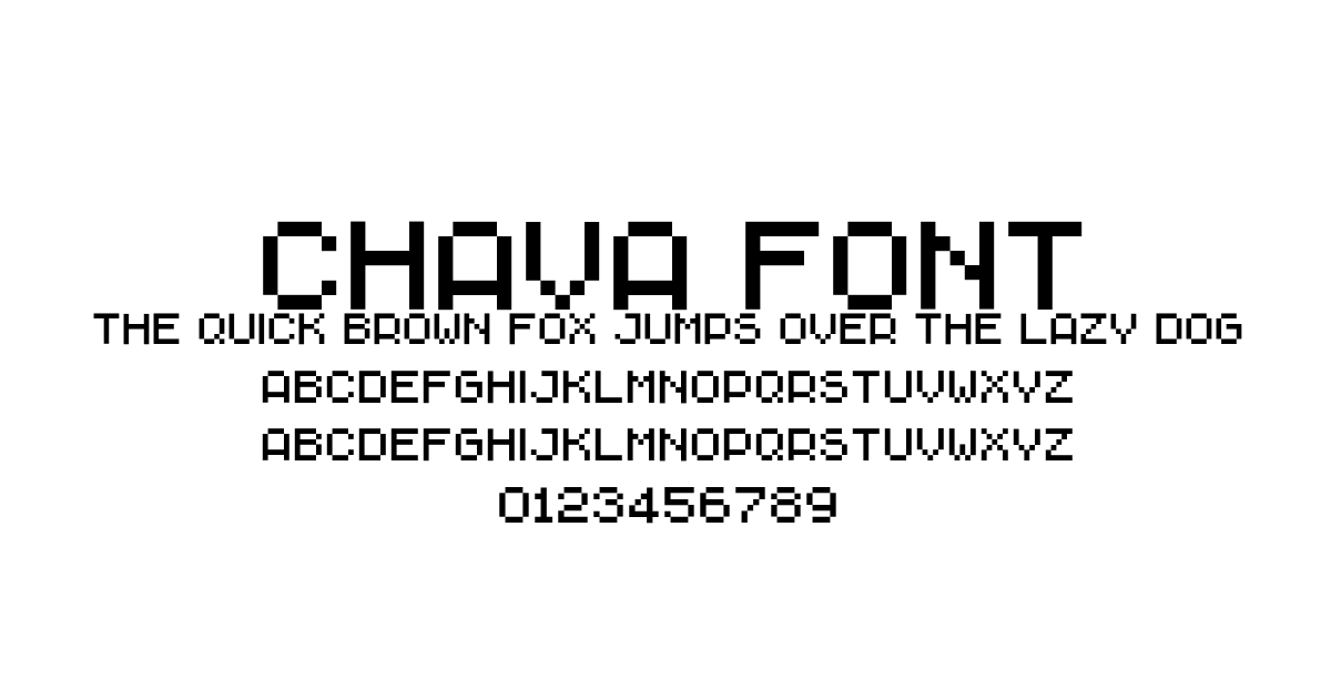 Chava Font font preview