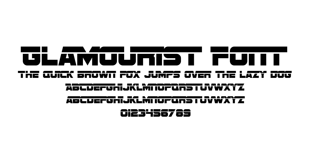 Glamourist Font font preview
