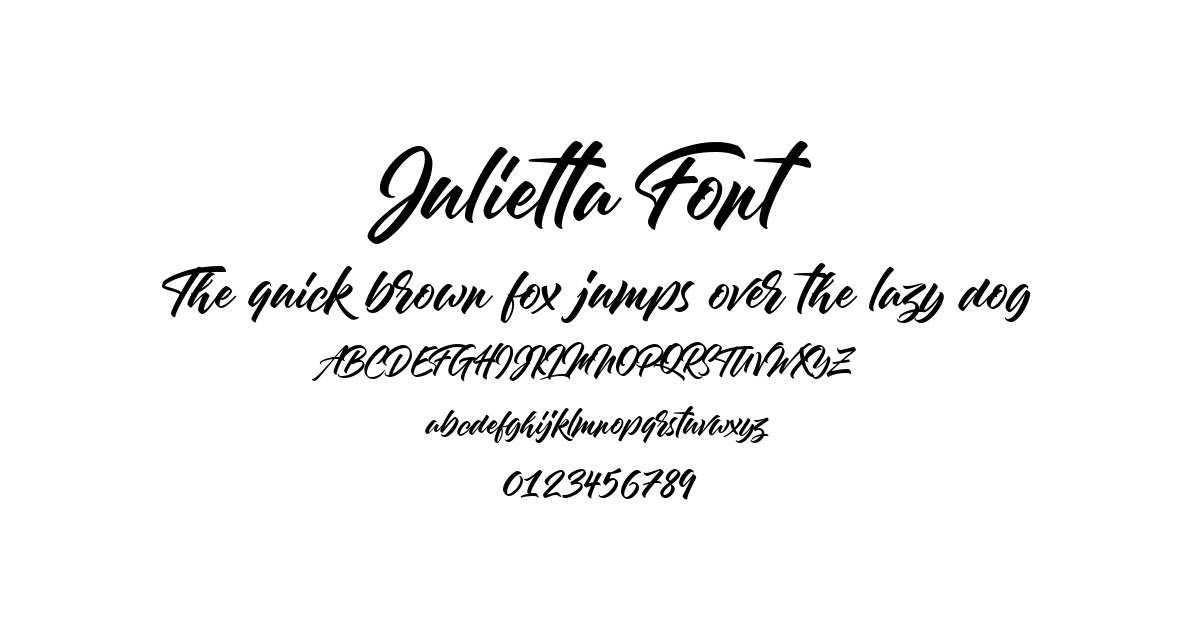 Julietta Font preview
