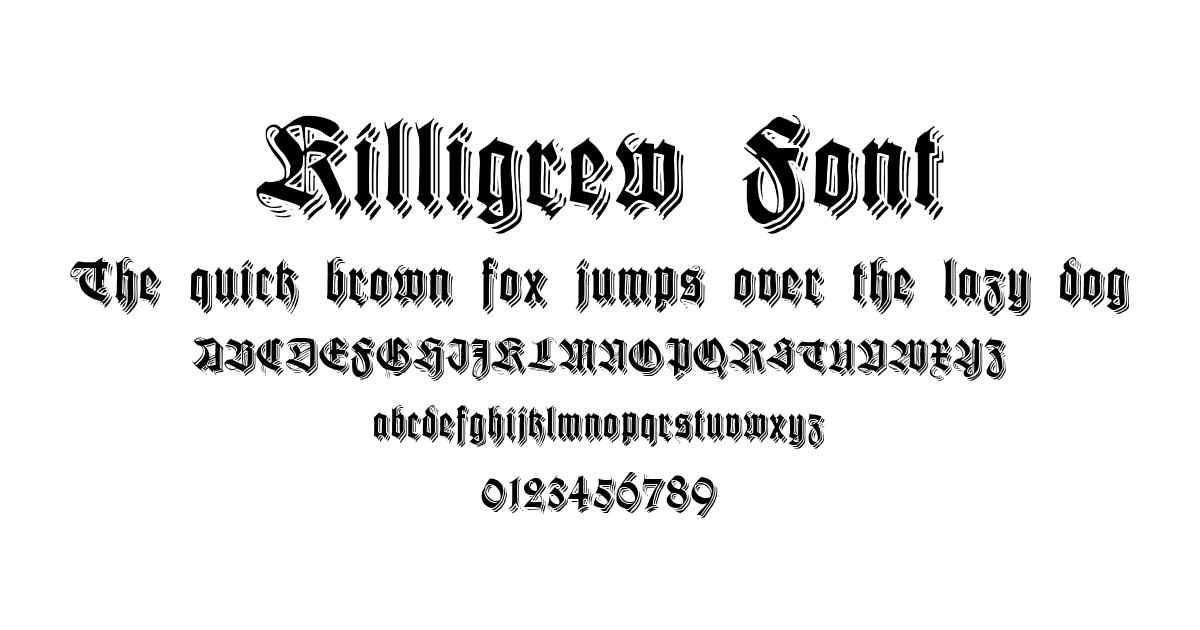 Killigrew Font preview