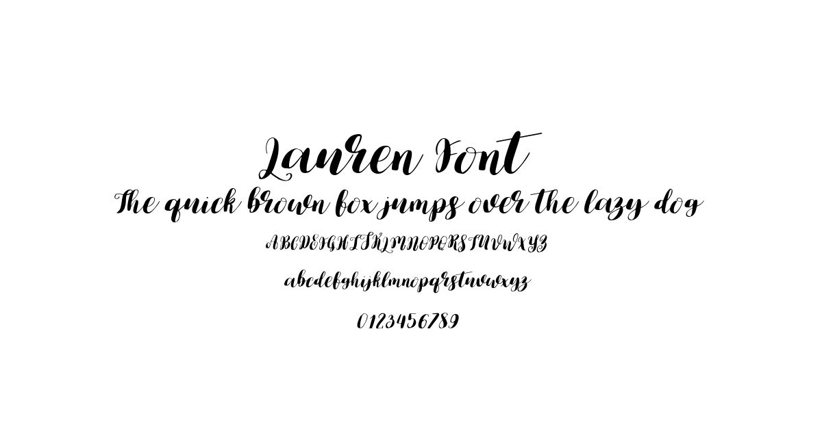 Lauren Font preview