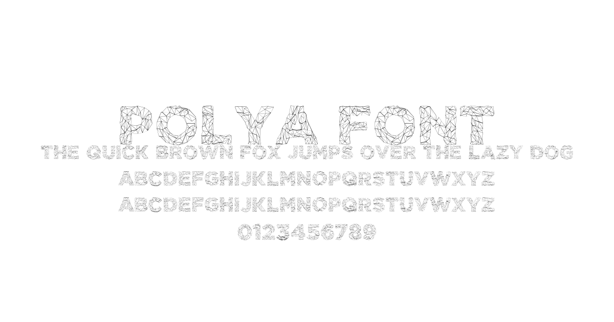 Polya Font font preview