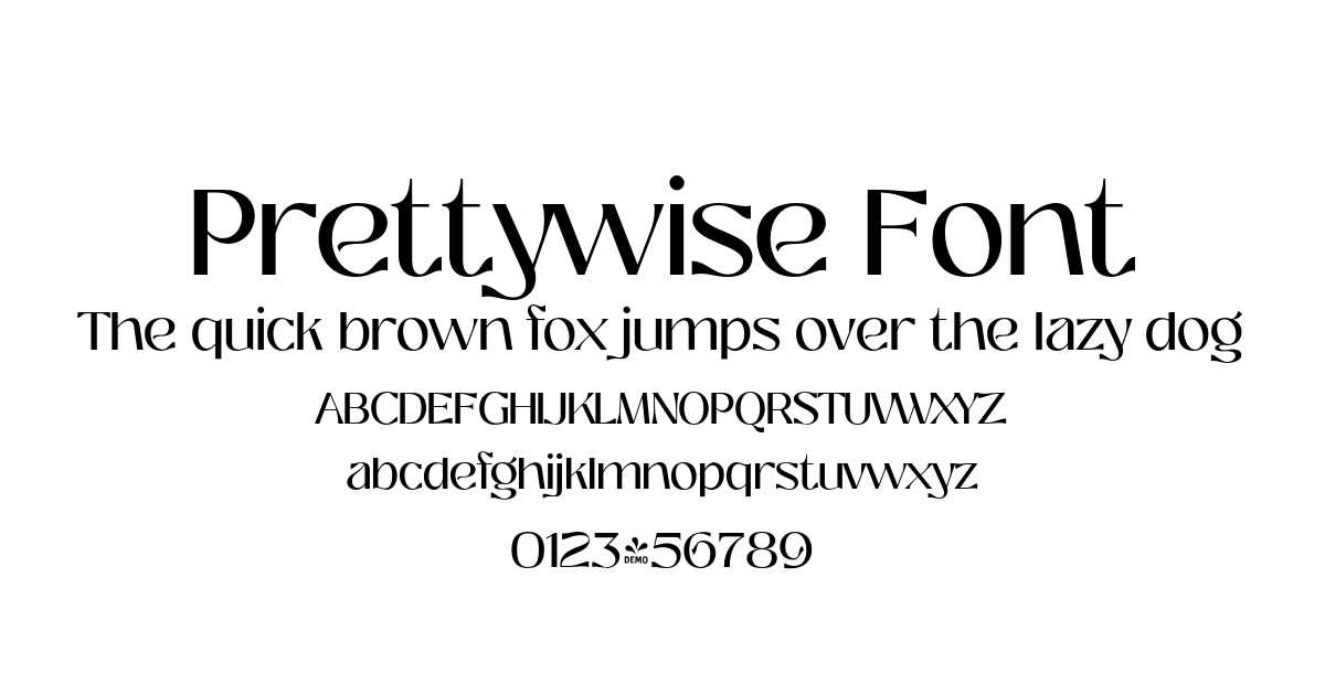 Prettywise Font font preview