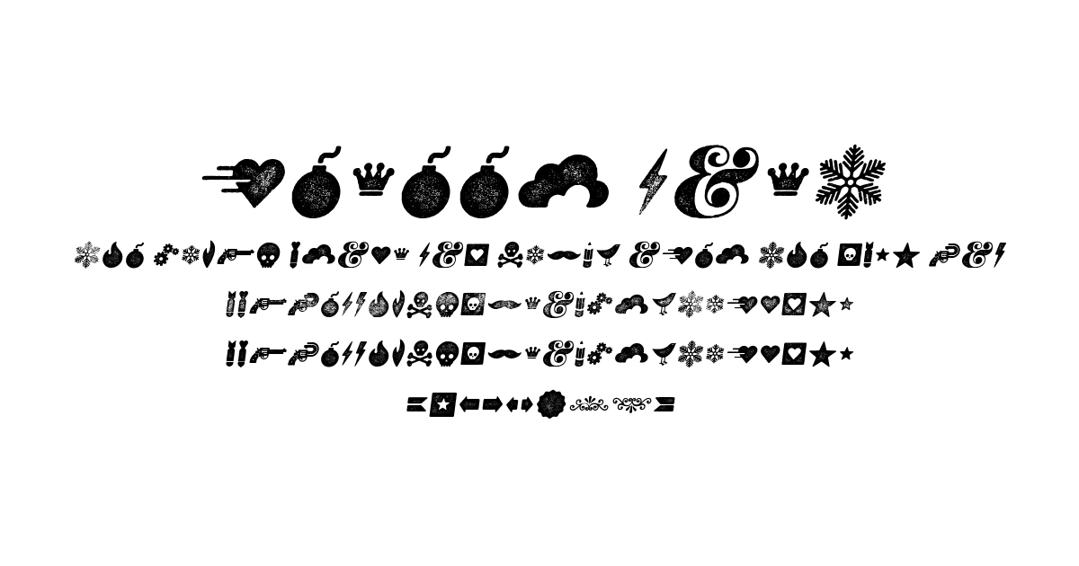 Veneer Font preview